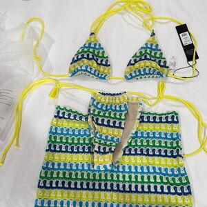 Brand new Crochet Bikini Set
